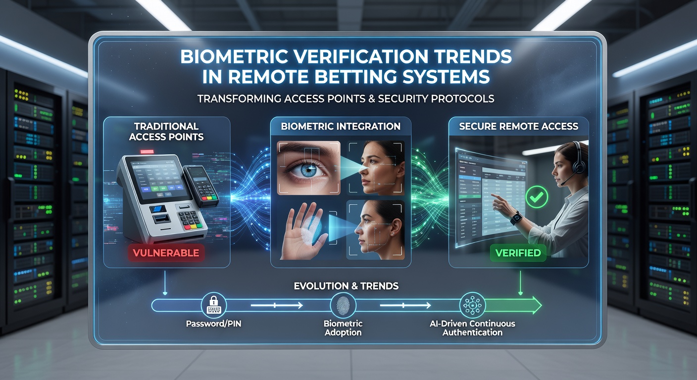 Secure biometric authentication flow on a mobile betting application