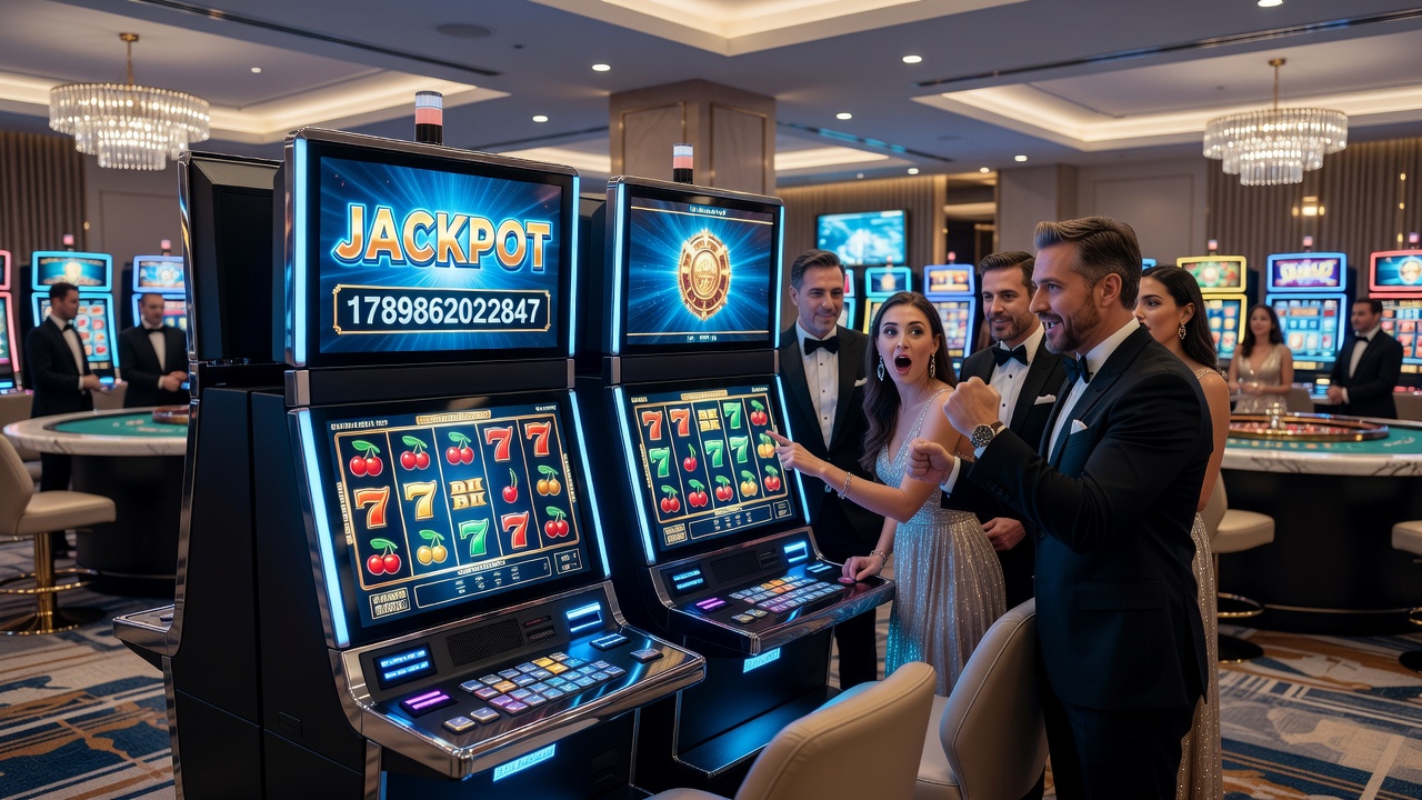 Close-up view of digital interface showing jackpot meter updates and player transaction flows in an online casino environment