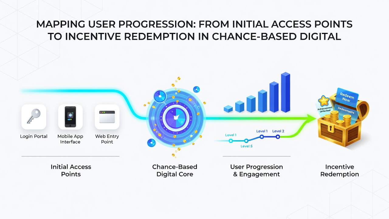 Flowchart illustrating mid-journey stages from bonus triggers to transaction processing in online entertainment systems